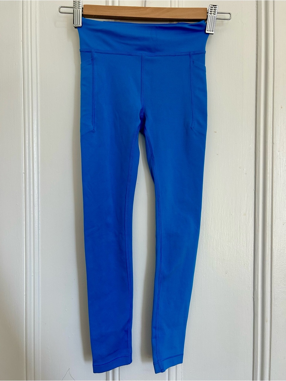Athleta Girls' ‘High Rise Stash Your Treasures’ Tight - Blue - size xs
